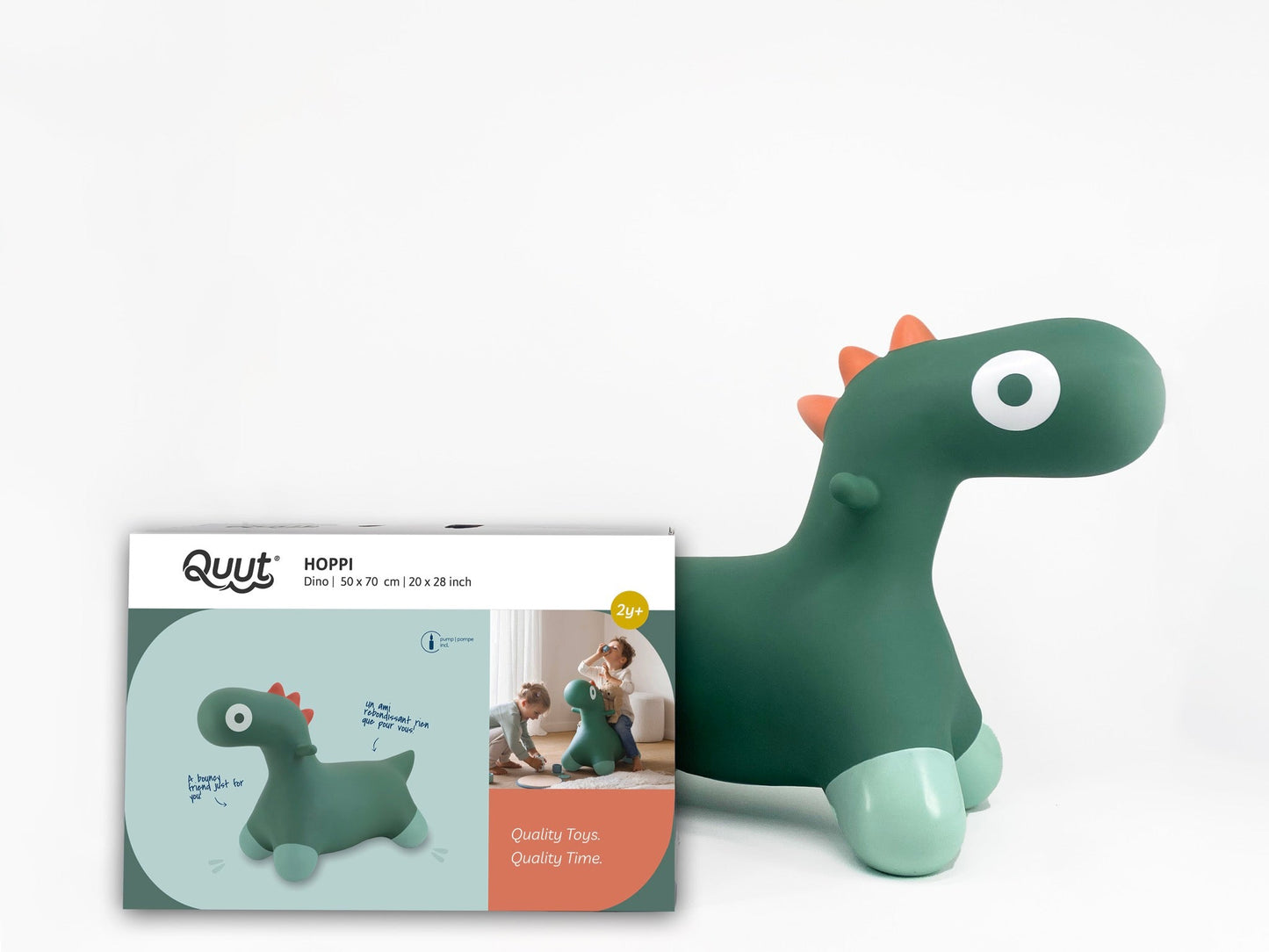 Quut - Quut - Skippydier Hoppi Dino - Garden Green - Playlaan