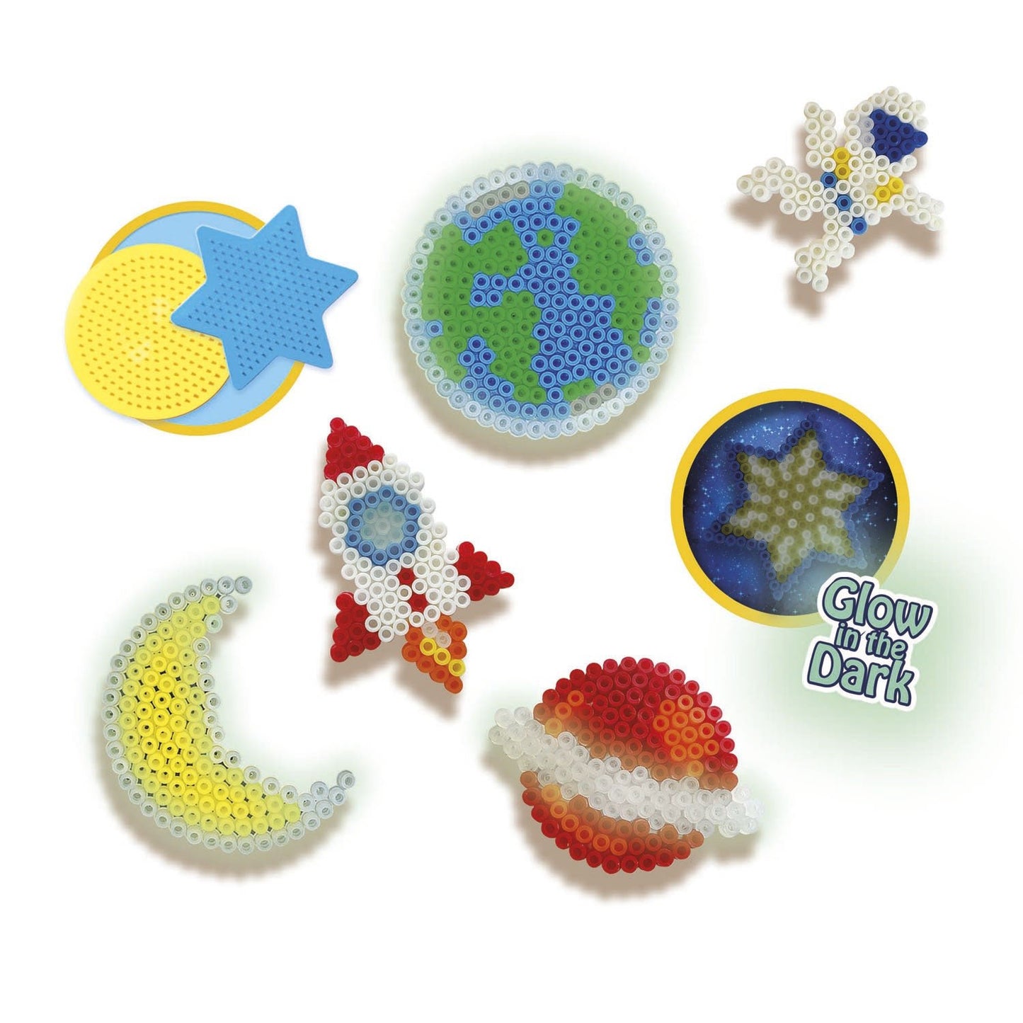 SES - Creative Beedz Strijkkralen Glow in de Dark - Playlaan