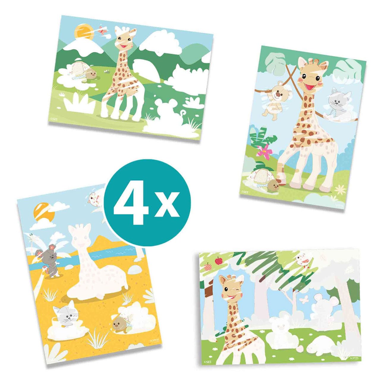 SES - Mijn Eerste Sophie La Girafe - Kleuren met Water - Playlaan