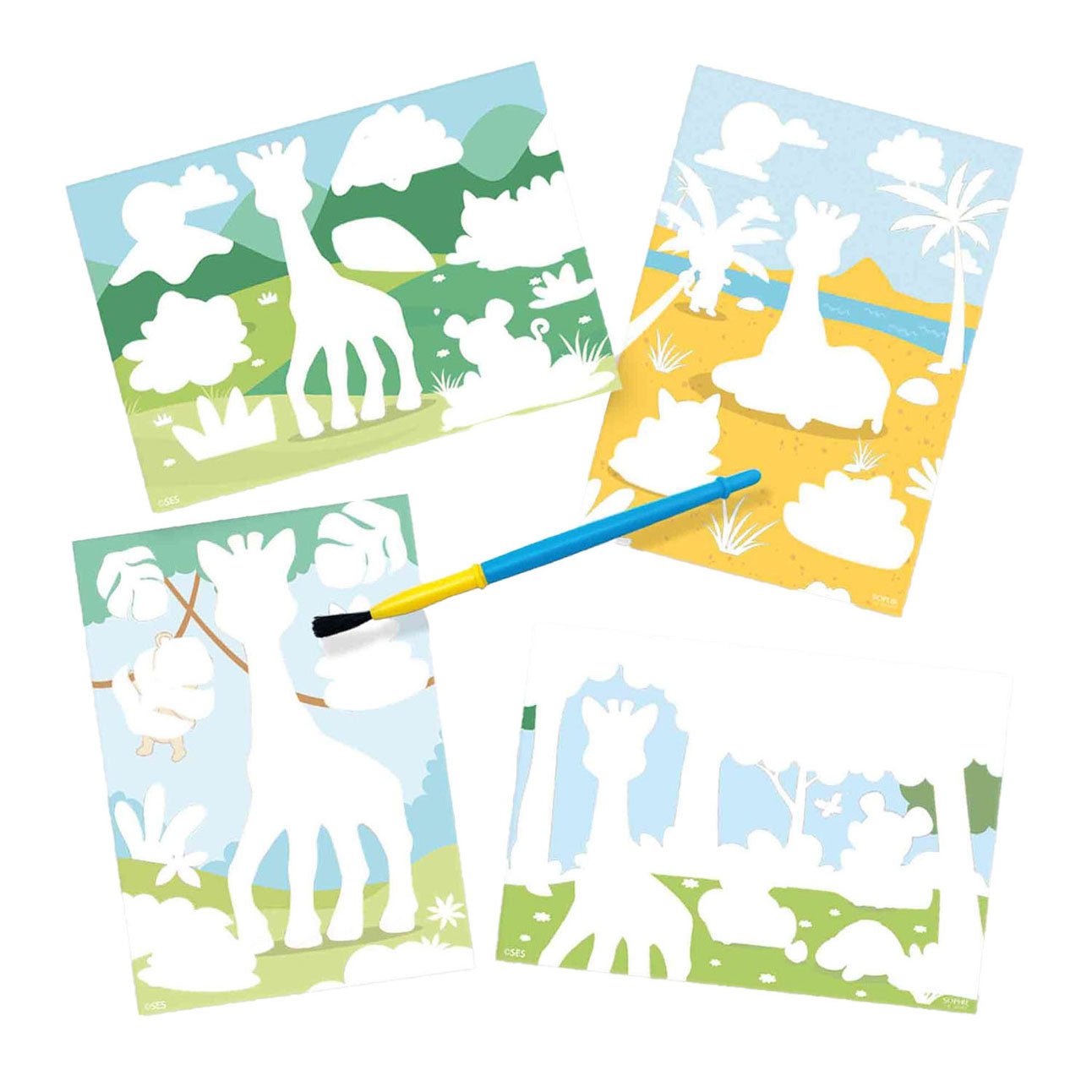 SES - Mijn Eerste Sophie La Girafe - Kleuren met Water - Playlaan