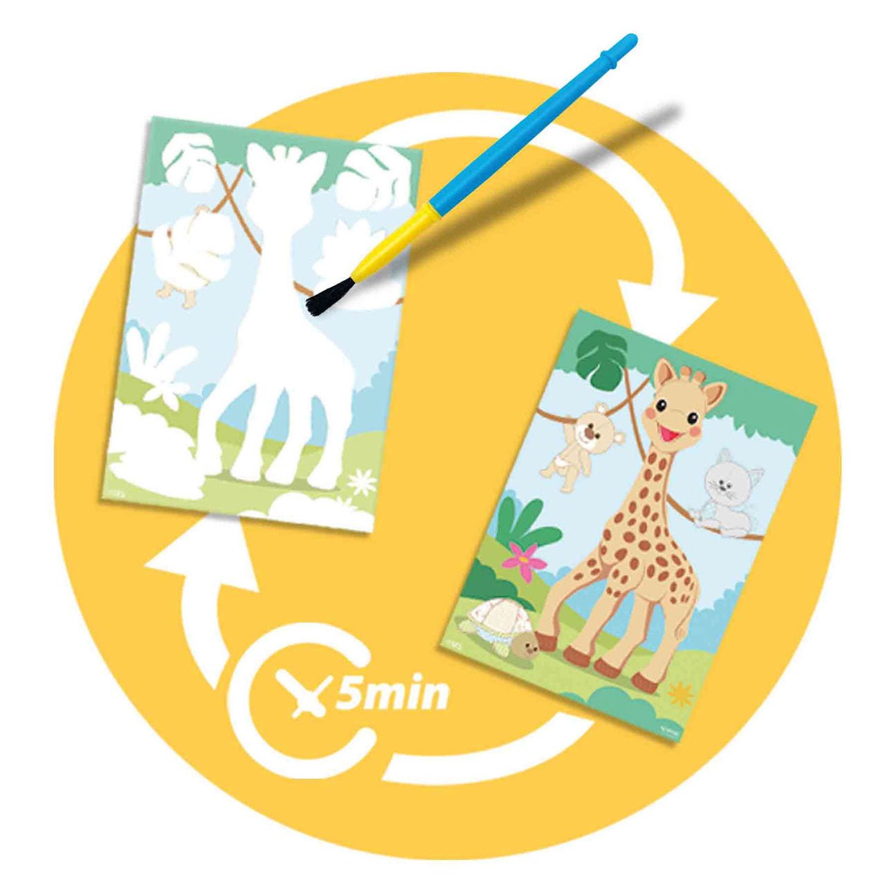 SES - Mijn Eerste Sophie La Girafe - Kleuren met Water - Playlaan