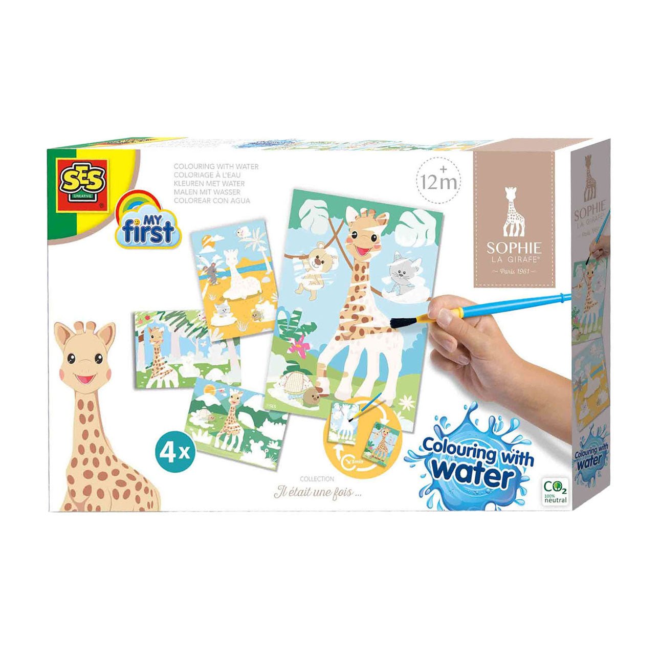 SES - Mijn Eerste Sophie La Girafe - Kleuren met Water - Playlaan