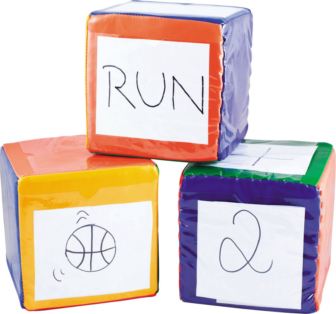 Spordas - Spordas - Creatieve dobbelstenen 15cm - set van 3 - Playlaan