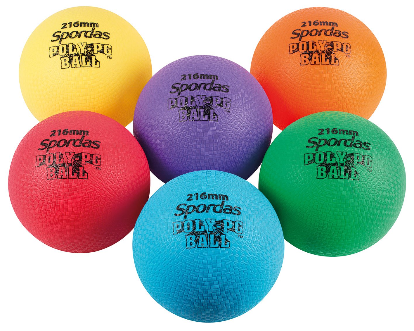Spordas - Spordas - Polyballen 15 cm - set van 6 - Playlaan