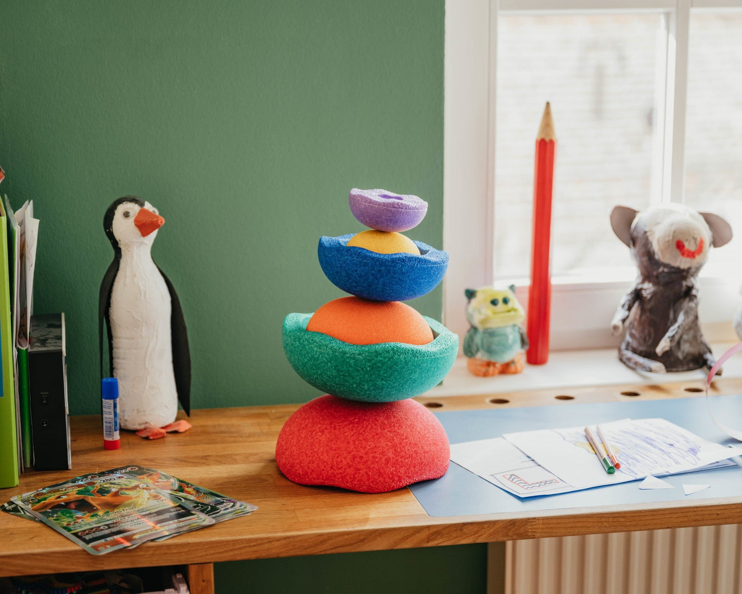 Stapelstein - Stapelstein® Inside Classic Regenboog Set van 6 - Playlaan