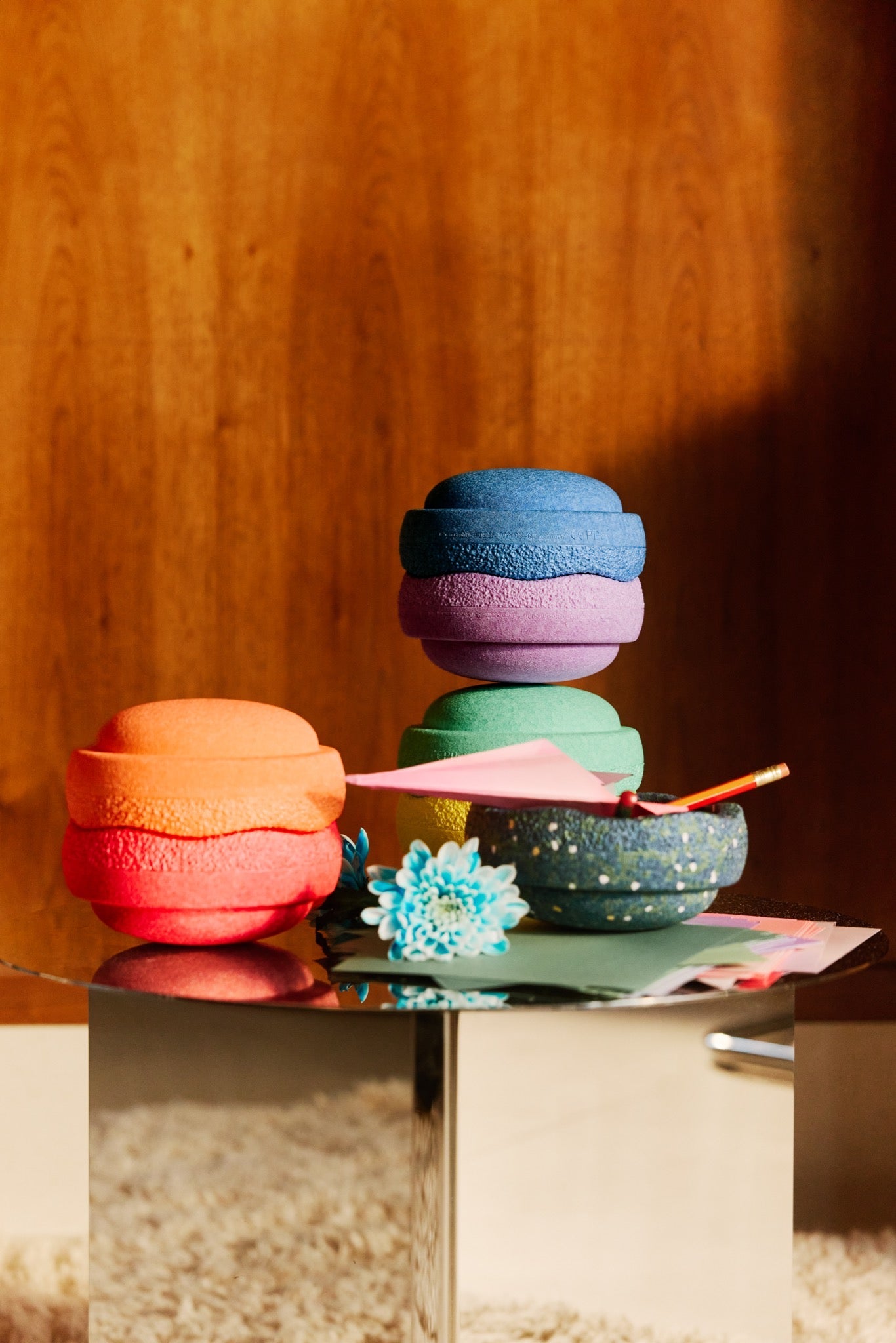 Stapelstein - Stapelstein - Mini Rainbow Water Lily - Classic - Playlaan