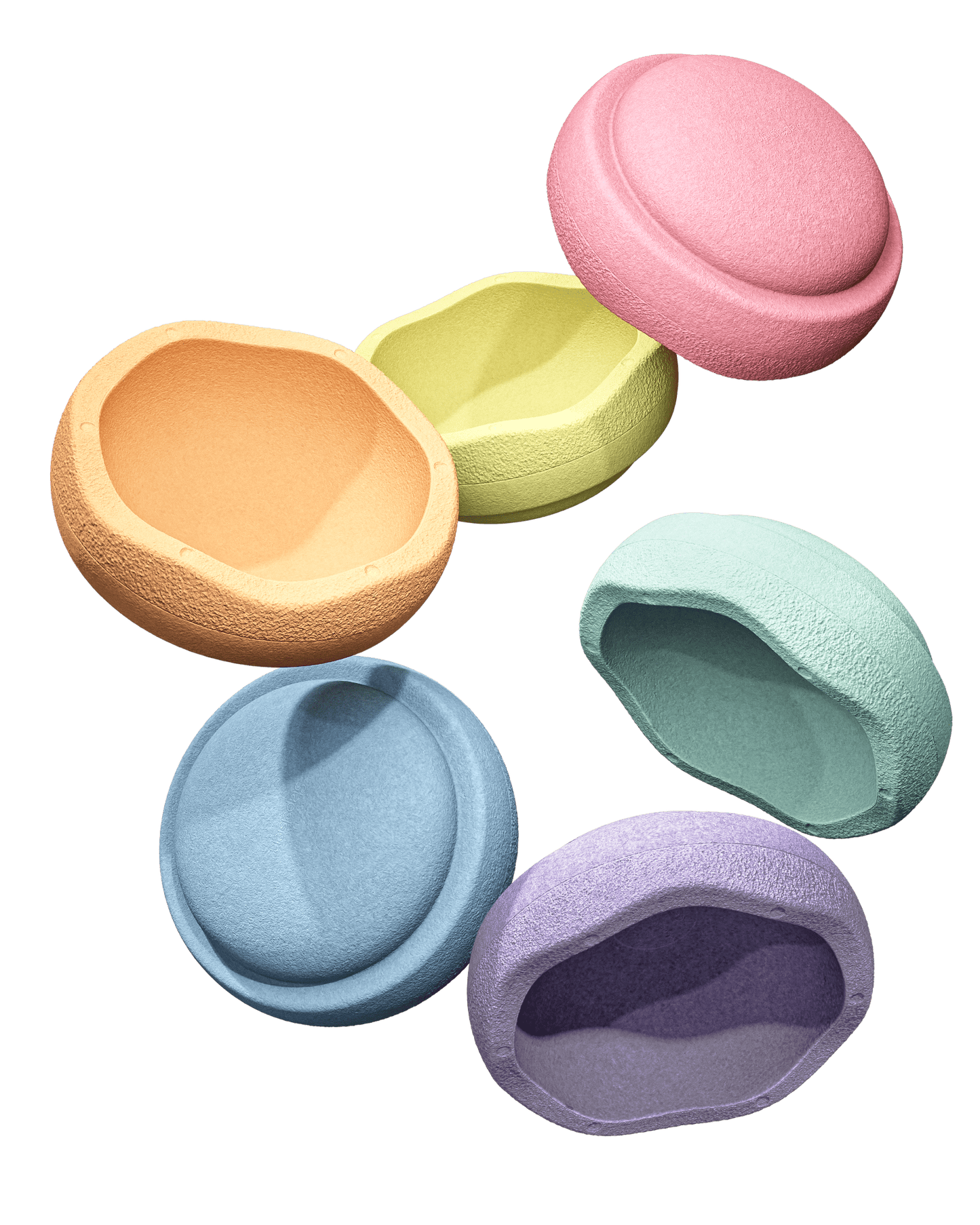 Stapelstein - Stapelstein® Orginal Pastel Set van 6 - Playlaan