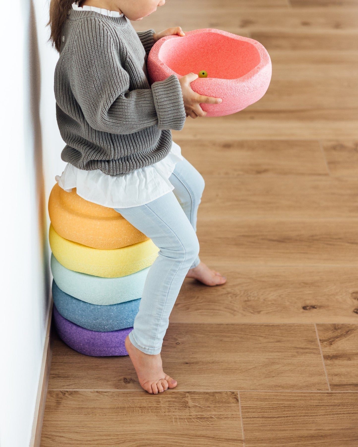 Stapelstein - Stapelstein® Orginal Pastel Set van 6 - Playlaan