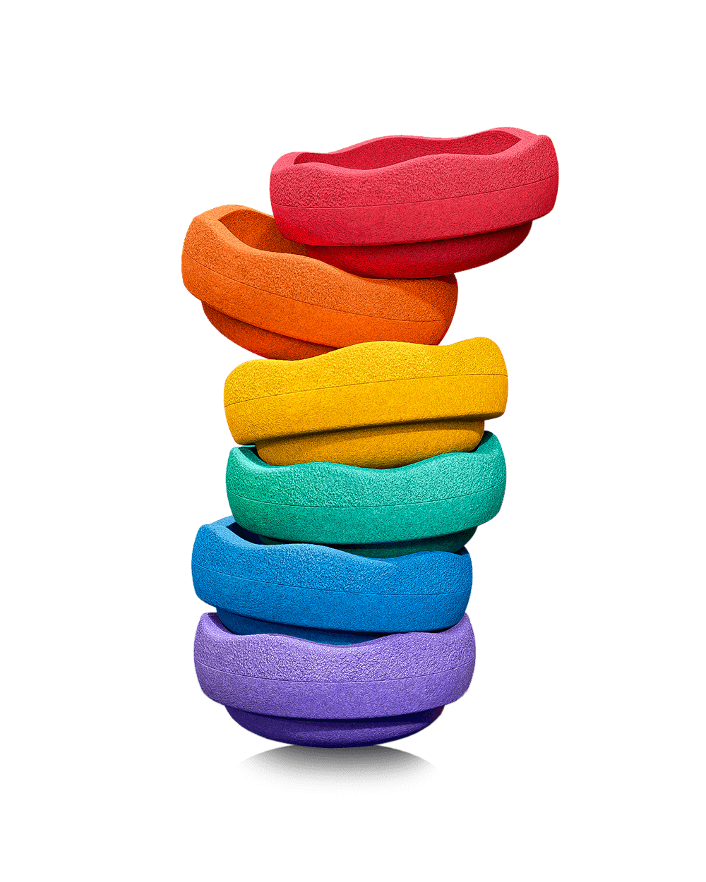 Stapelstein - Stapelstein® Orginal Regenboog Set van 6 - Playlaan