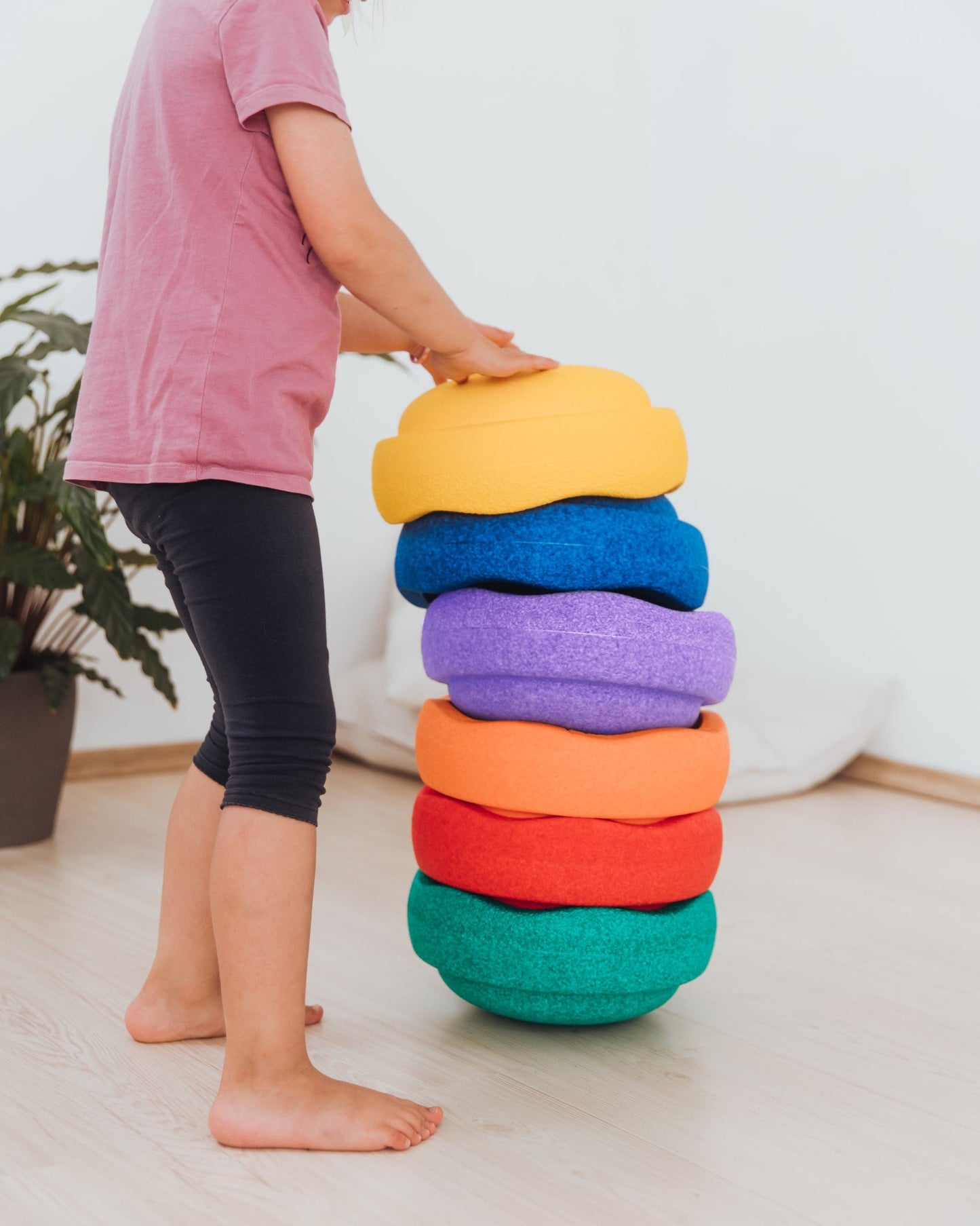 Stapelstein - Stapelstein® Orginal Regenboog Set van 6 - Playlaan