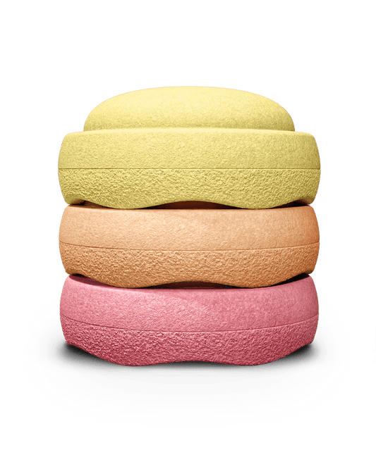 Stapelstein - Stapelstein® Orginal Set van 3 Warm Pastel - Playlaan