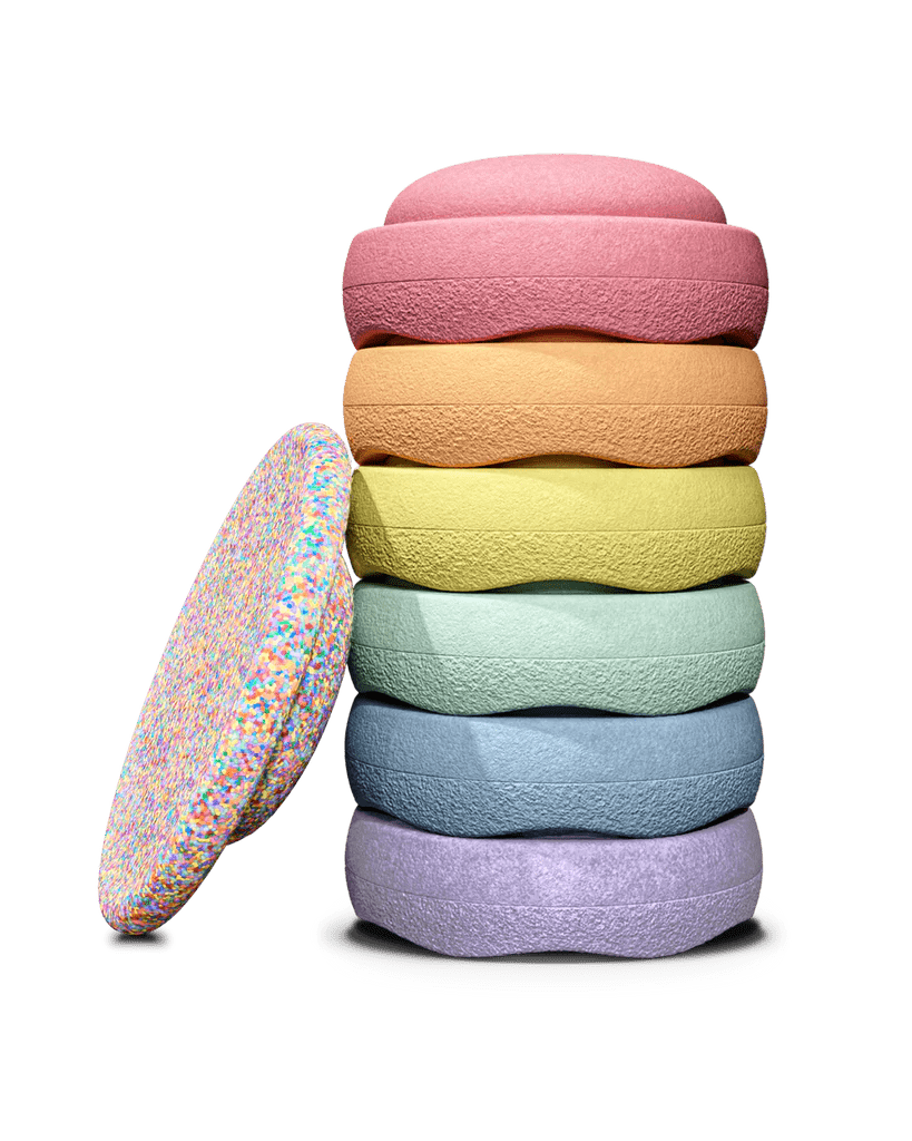 Stapelstein - Stapelstein® Pastel Super Confetti Set 6+1 - Playlaan