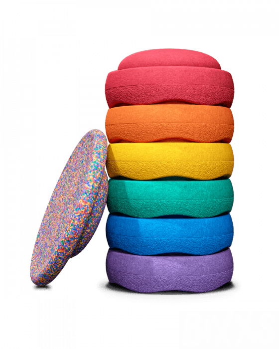 Stapelstein - Stapelstein® Rainbow Classic Set 6+1 - Playlaan