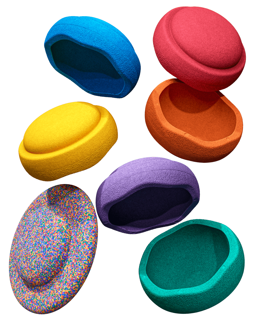 Stapelstein - Stapelstein® Rainbow Classic Set 6+1 - Playlaan