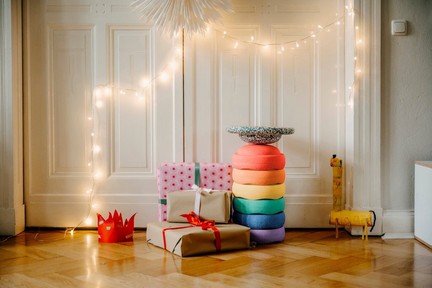 Stapelstein - Stapelstein Special Rainbow Set Blush Classic - Playlaan