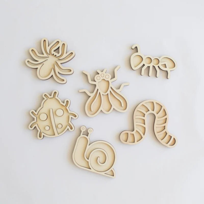 Studio de Rijk - Studio de Rijk - Houten Speeltray set - Kriebelbeestjes - Playlaan