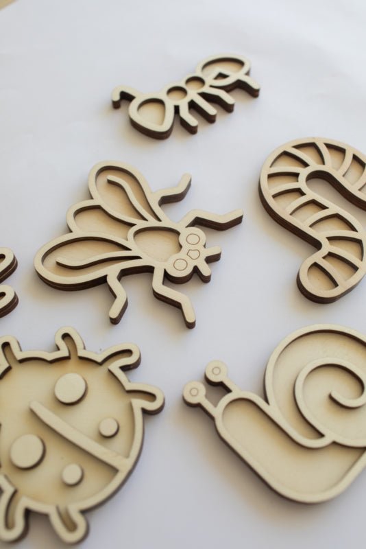 Studio de Rijk - Studio de Rijk - Houten Speeltray set - Kriebelbeestjes - Playlaan