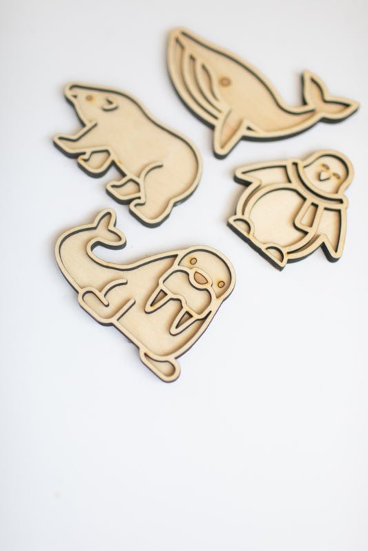 Studio de Rijk - Studio de Rijk - Houten Speeltray set - Pooldieren - Playlaan