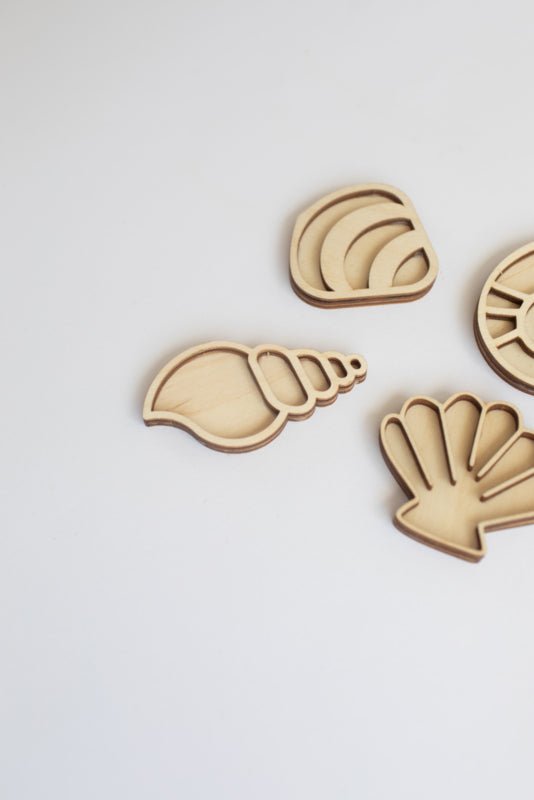 Studio de Rijk - Studio de Rijk - Houten Speeltray set - Schelpen - Playlaan