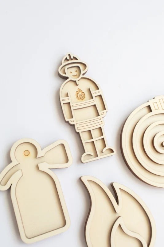 Studio de Rijk - Studio de Rijk - Vulvormen miniset - De brandweer - Playlaan