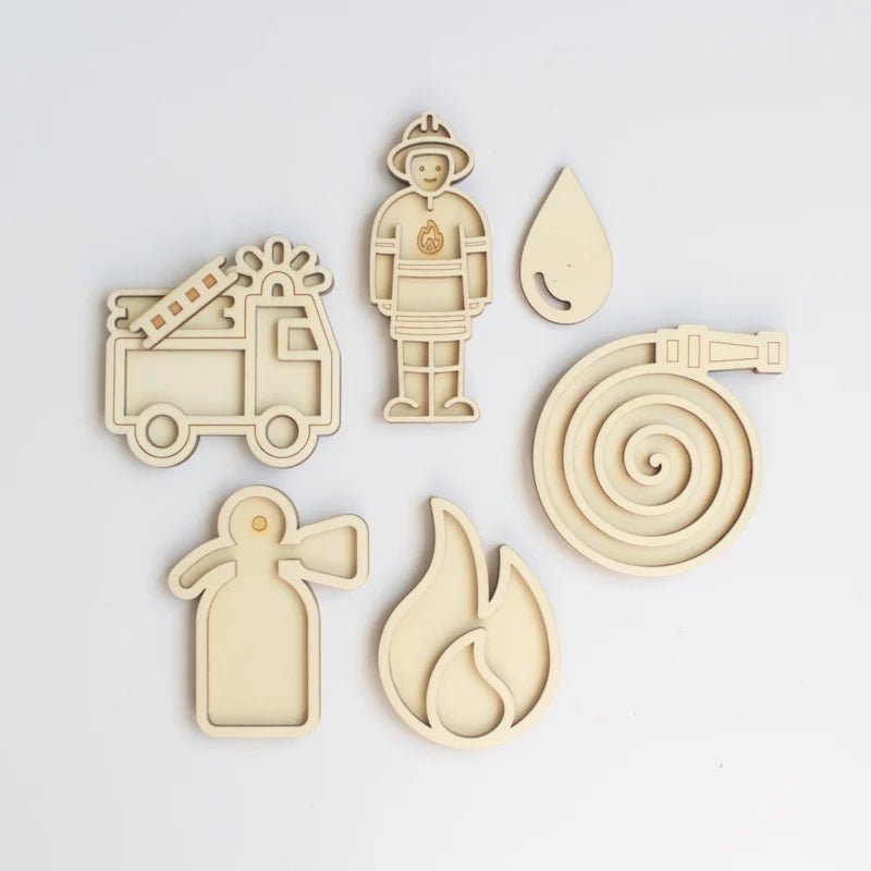 Studio de Rijk - Studio de Rijk - Vulvormen miniset - De brandweer - Playlaan