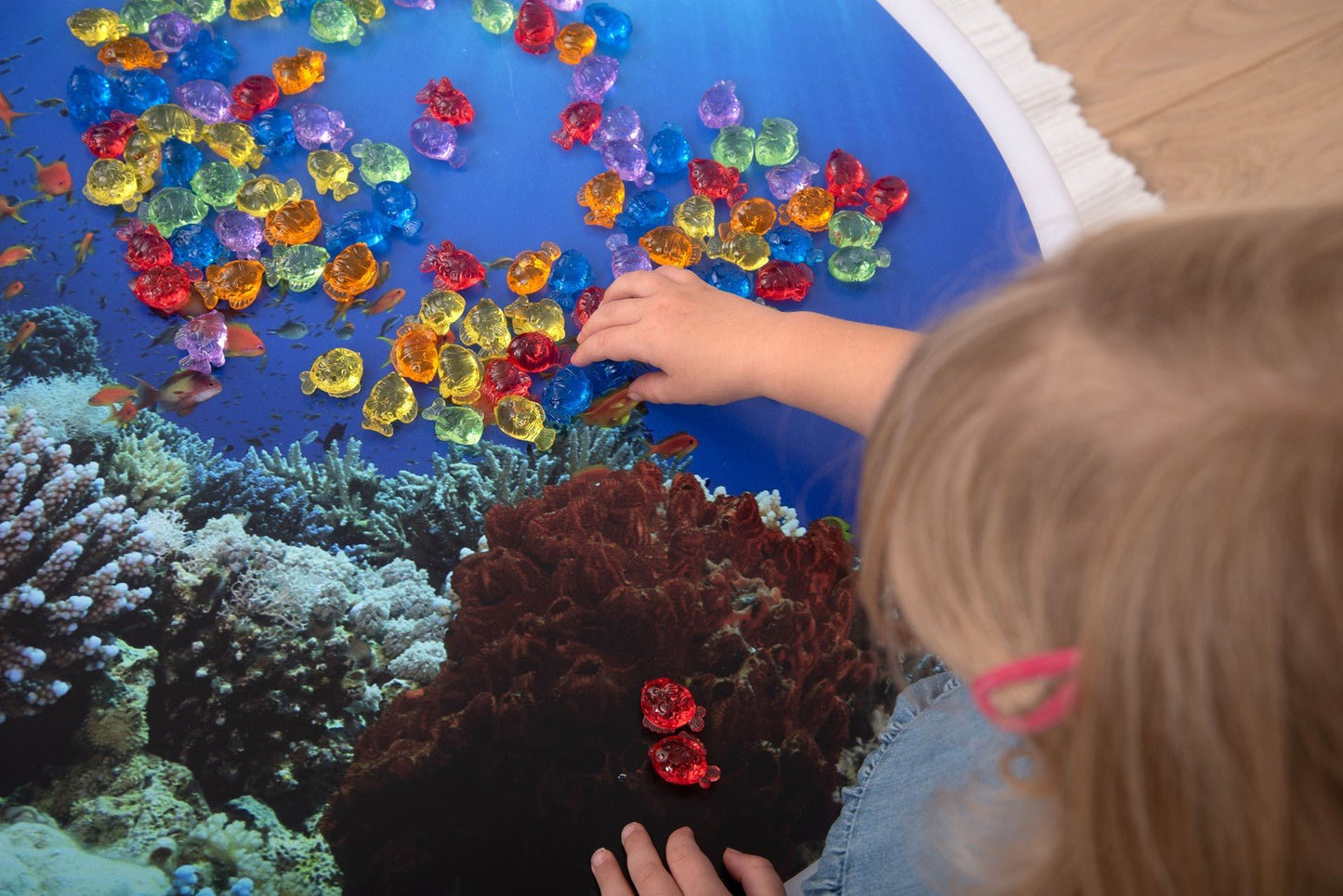 Tickit - Doorschijnende Vissen set van 120st - Playlaan