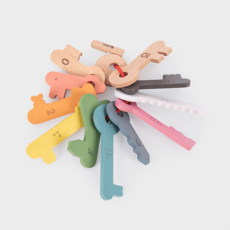 Tickit - Tickit - Educatieve Houten Sleutels - Playlaan