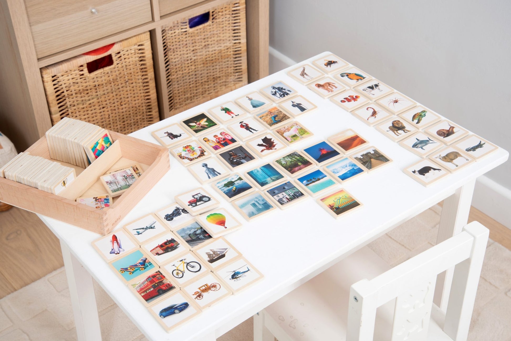 Tickit - Tickit - Houten Verhaaltegels 90 stuks - Playlaan