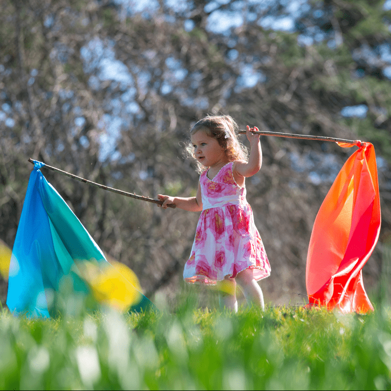 Tickit - Tickit - Ombre Speeldoeken Set van 3 - Vuur | Oceaan - Bos | Pastel - Playlaan