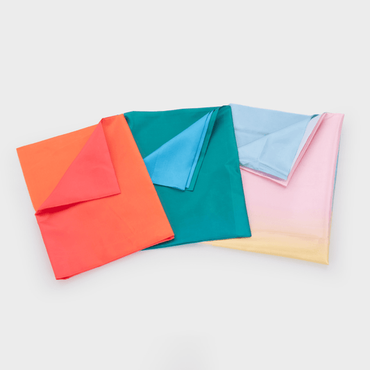 Tickit - Tickit - Ombre Speeldoeken Set van 3 - Vuur | Oceaan - Bos | Pastel - Playlaan