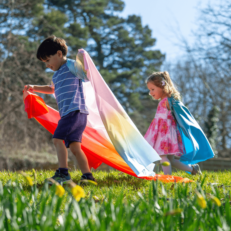 Tickit - Tickit - Ombre Speeldoeken Set van 3 - Vuur | Oceaan - Bos | Pastel - Playlaan