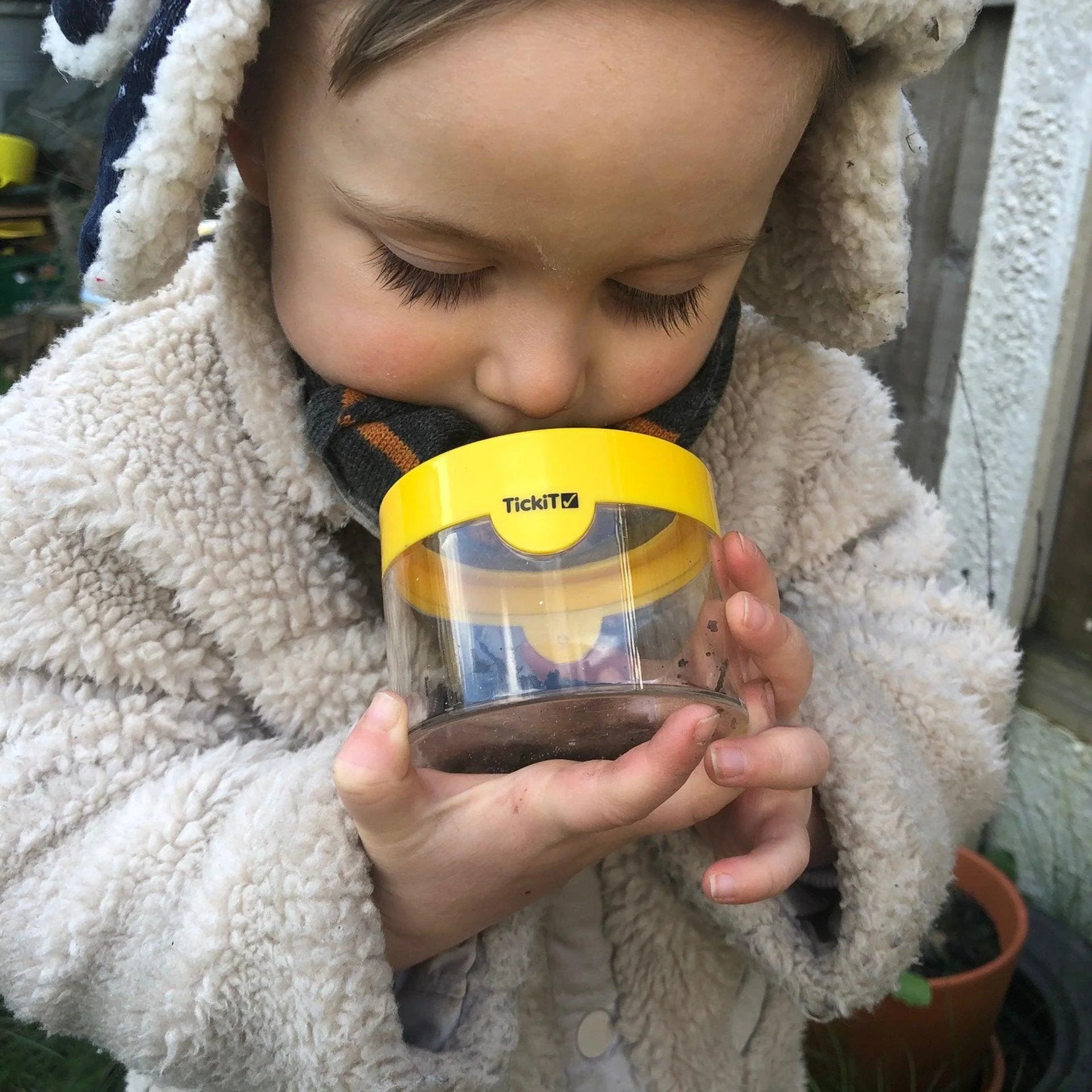 Tickit - Tickit - Potje met vergrootglaas 1 stuk assorti - Playlaan