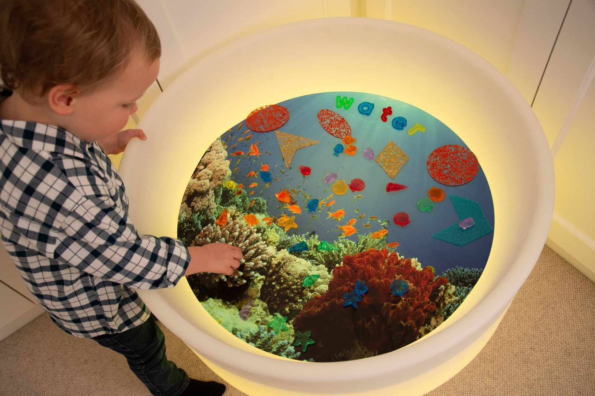 Tickit - Transparant Shelpen Regenboog kleuren Shelpen 72st in potje - Playlaan