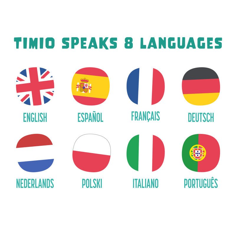 TIMIO - Timio Speler + 5 magnetische audioschijven - Oplaadbaar - Playlaan