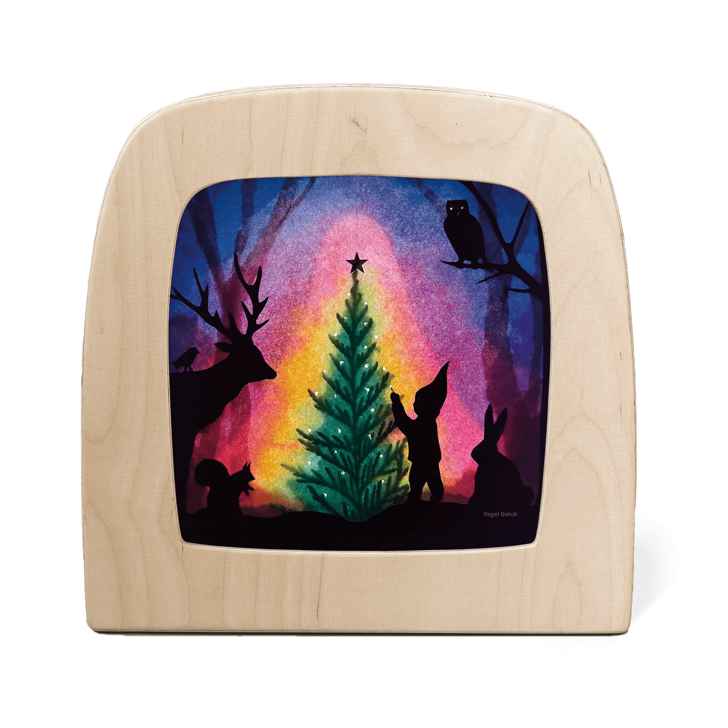 Toverlux - Kerstboom Toverplaat - Vogel Geluk - Playlaan
