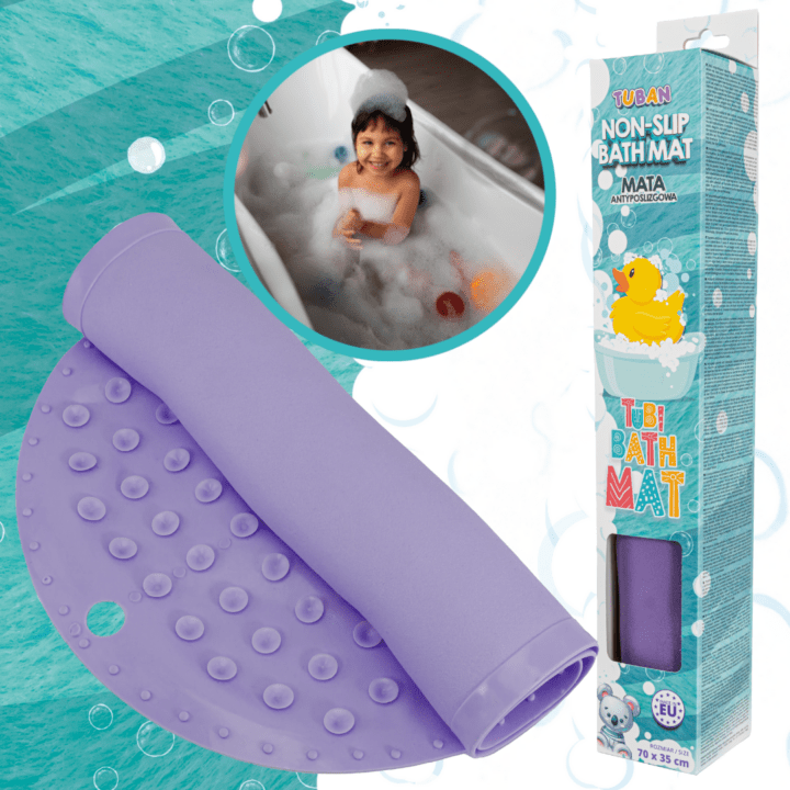 Tuban - Tuban - Antislip badmat - Paars - Playlaan