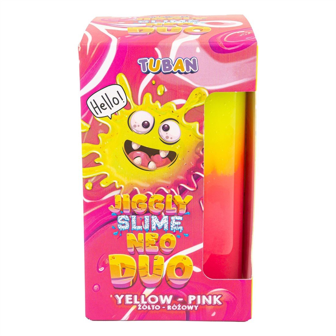 Tuban - Tuban - Jiggly Slijm Neo Duo - Roze - Geel 430g - Playlaan