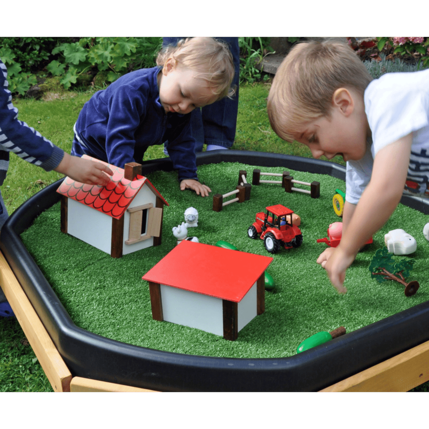Tuff Tray - Set Tuff Spot Tray (96cm) Groen + Onderstel Groen - Playlaan