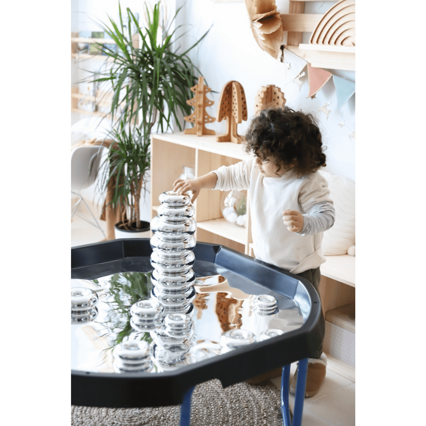 Tuff Tray - Set Tuff Spot Tray (96cm) Groen + Onderstel Groen - Playlaan