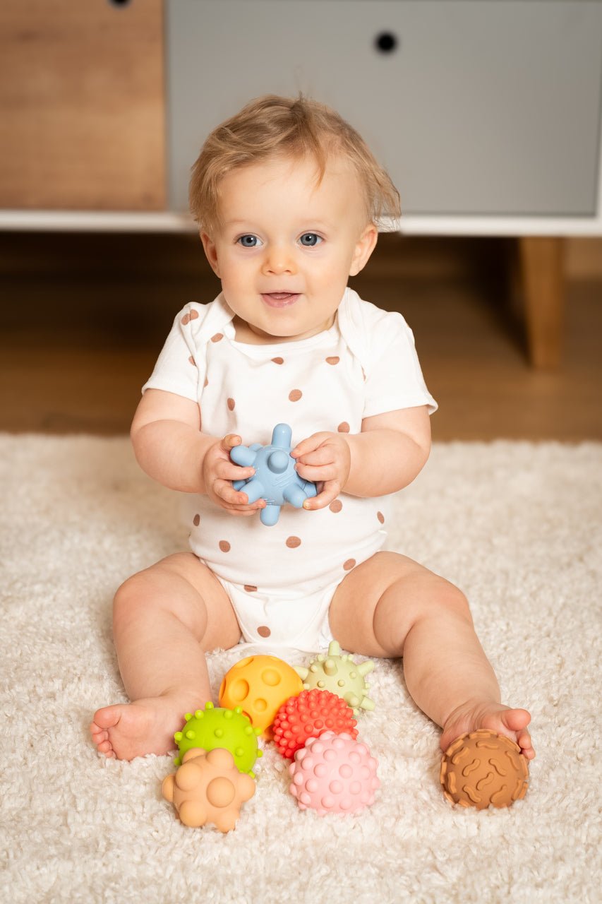 Tullo - Sensorische Ballen 8 st. Pastel - Zonder Gaatjes - Playlaan