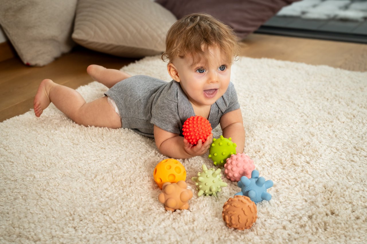 Tullo - Sensorische Ballen 8 st. Pastel - Zonder Gaatjes - Playlaan