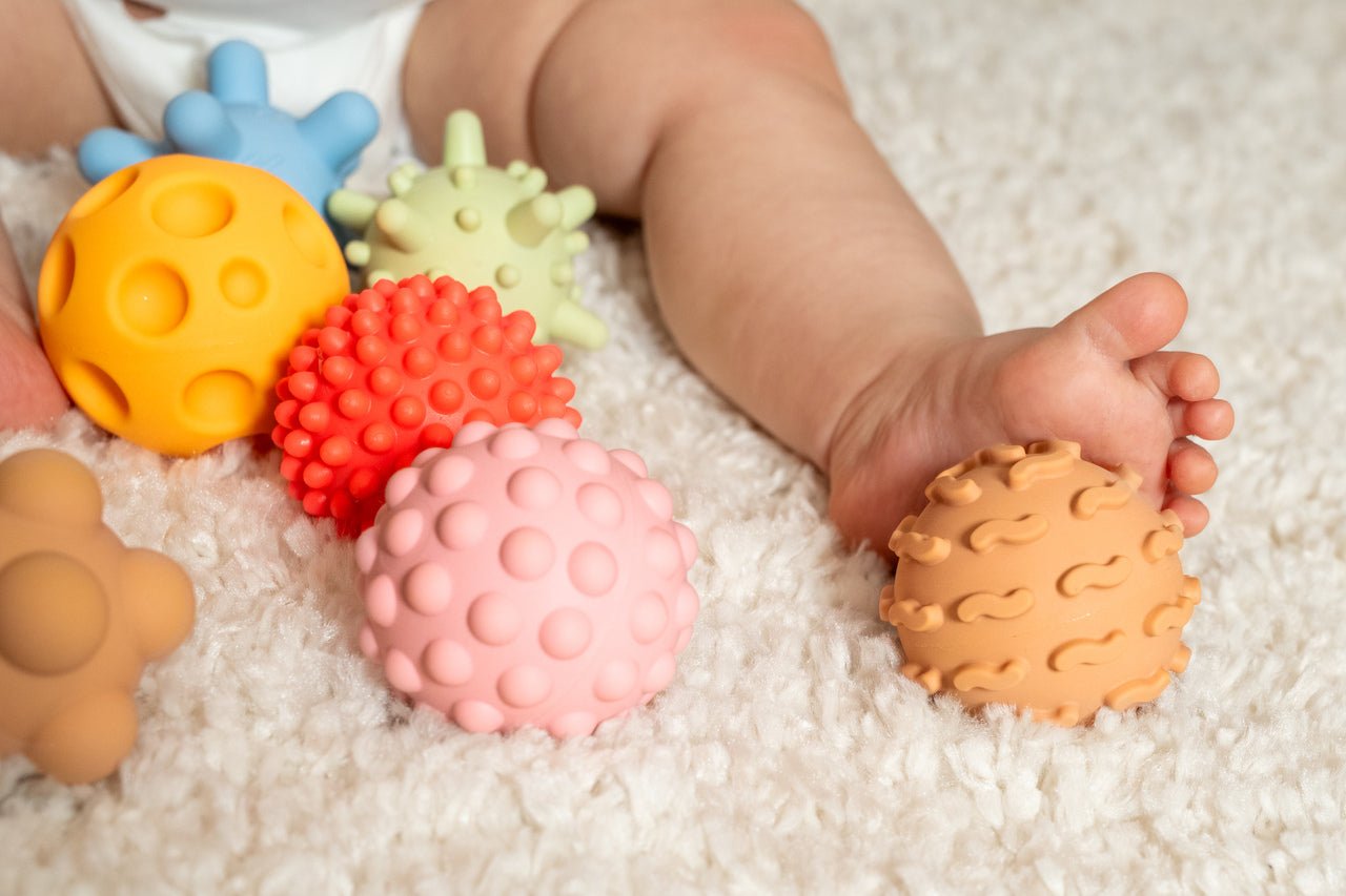 Tullo - Sensorische Ballen 8 st. Pastel - Zonder Gaatjes - Playlaan