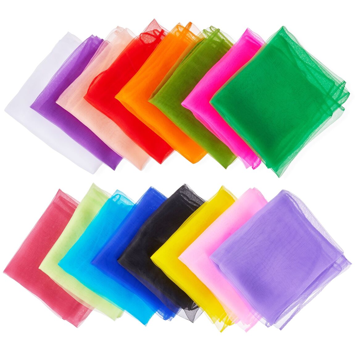 Twiddlers - Sensorische speeldoeken of dans sjaals 32 stuks - Playlaan