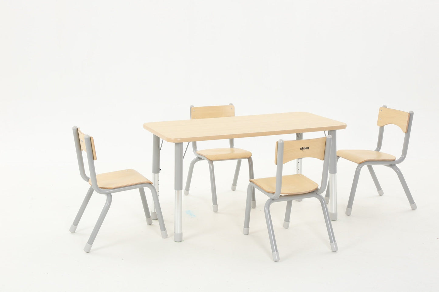 Wisdom - Stoelen voor klaslokaal Owlaf set 4stuks - 38 cm - Playlaan