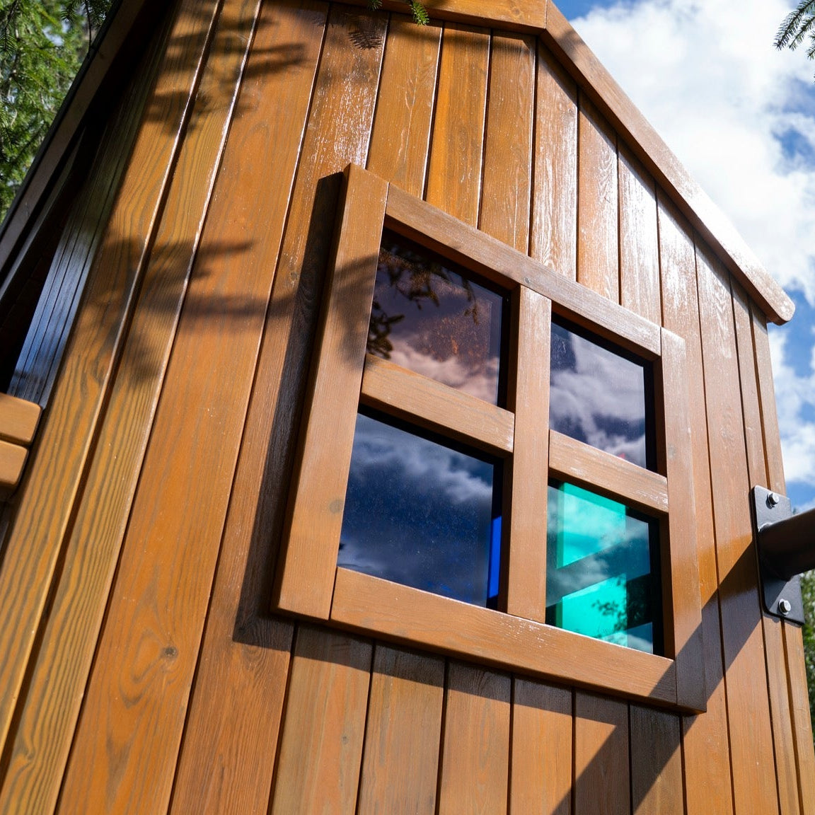 Wisdom - Wisdom - MULITFUNCTIONAL PLAYHOUSE glijbaan, schommel, zandbak - Limited Edition - Playlaan
