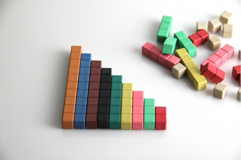 Wissner - Coloured Counting Rods, 30 pcs - Playlaan