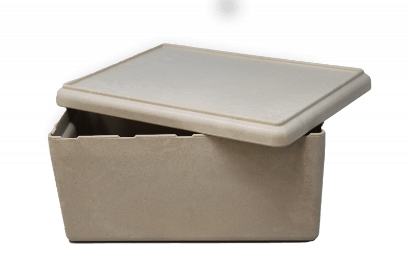 Wissner - RE - Wood® Box with lid 25 x 18 x 11,5 cm - 4 l, natural colour, in cardboard box - Playlaan