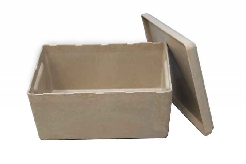 Wissner - RE - Wood® Box with lid 25 x 18 x 11,5 cm - 4 l, natural colour, in cardboard box - Playlaan