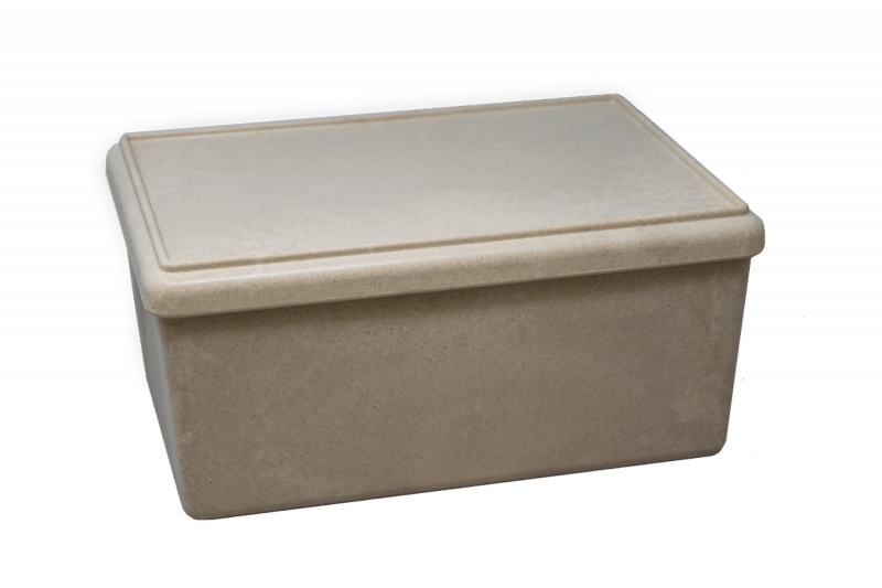 Wissner - RE - Wood® Box with lid 25 x 18 x 11,5 cm - 4 l, natural colour, in cardboard box - Playlaan