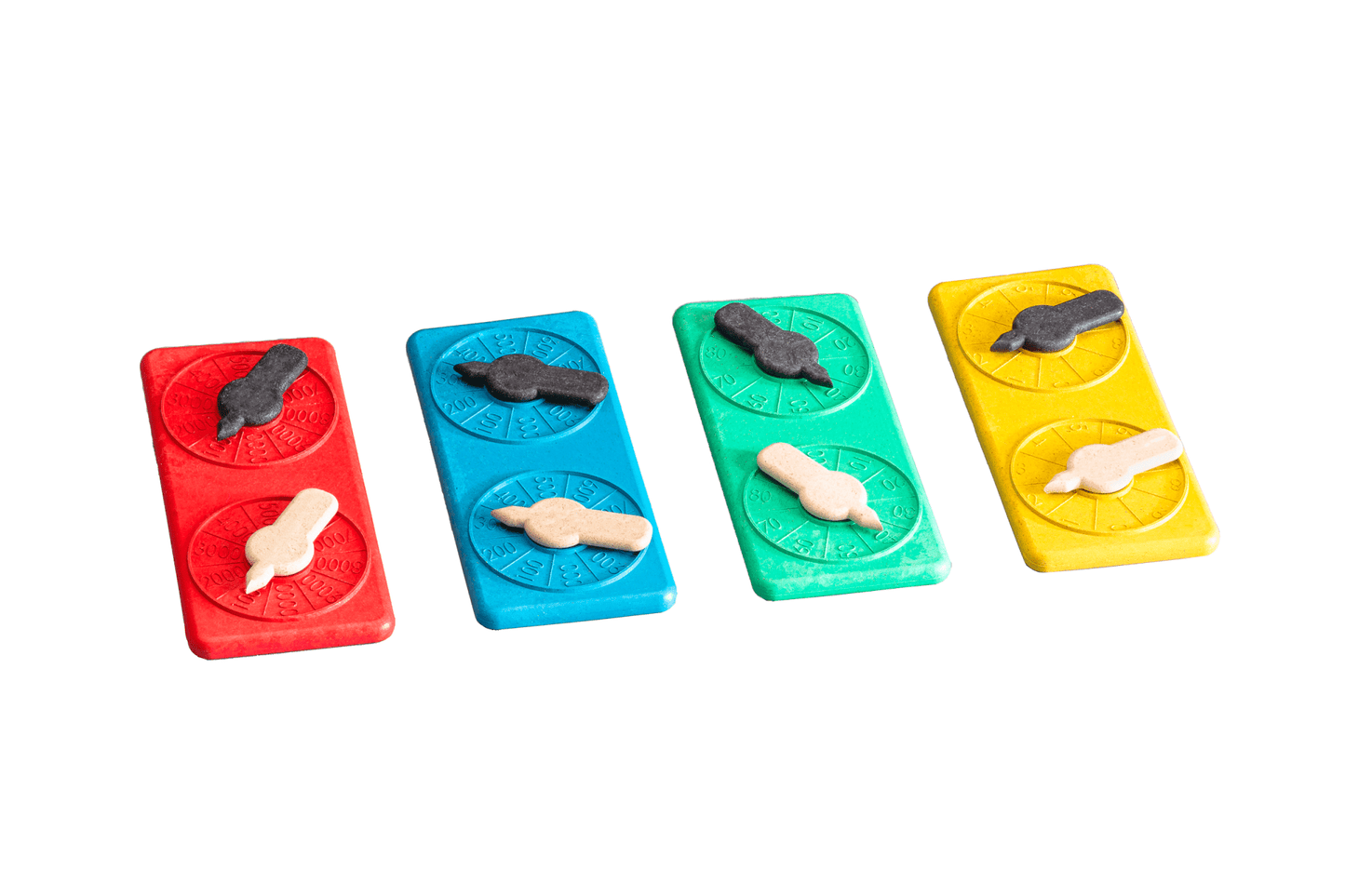 Wissner - Wissner - Decimale plaatswaarde spinners (4 stuks) - Playlaan